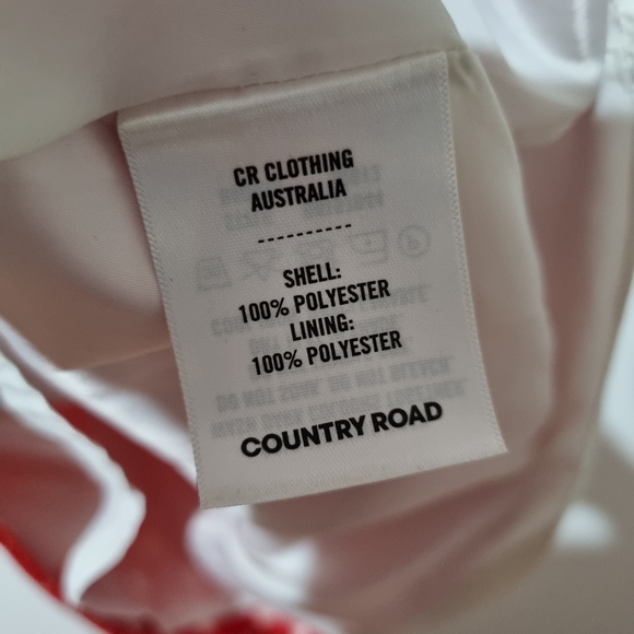 Country road Size 12 Red Sleeveless Summer Dress - Picture 6 of 6